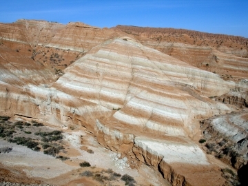 Miozäne Ablagerungen im Altyn Emel-Nationalpark